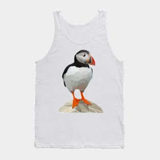 Puffin Bird Lowpoly Art Tank Top